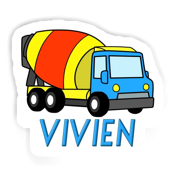 Aufkleber Vivien Mischer-LKW Gift package Image