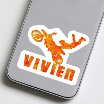 Aufkleber Vivien Motocross-Fahrer Gift package Image