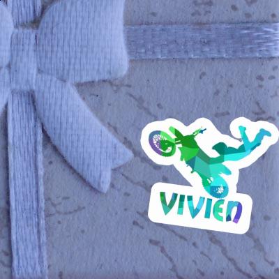 Sticker Motocross-Fahrer Vivien Image