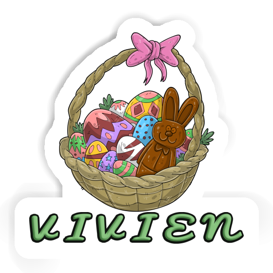 Vivien Sticker Easter basket Gift package Image