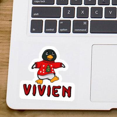 Autocollant Pingouin Vivien Notebook Image