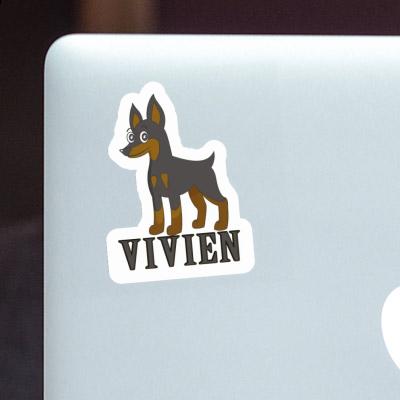 Sticker Pinscher Vivien Notebook Image