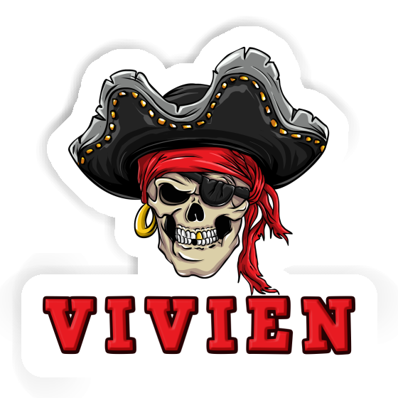 Vivien Sticker Pirate-Head Notebook Image