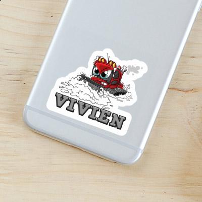 Sticker Snow groomer Vivien Image