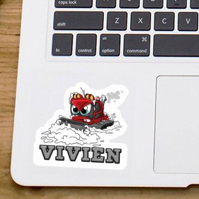 Sticker Pistenfahrzeug Vivien Gift package Image