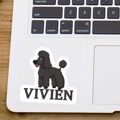 Vivien Sticker Poodle Notebook Image