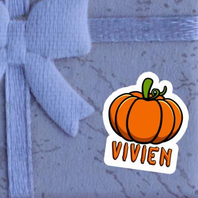 Pumpkin Sticker Vivien Laptop Image