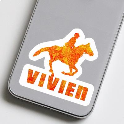 Horse Rider Sticker Vivien Notebook Image