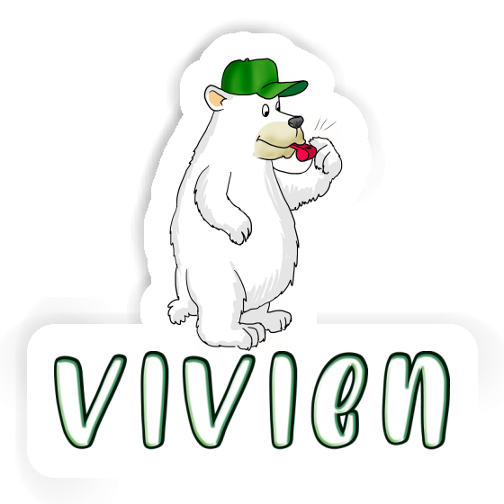 Sticker Vivien Ice Bear Notebook Image