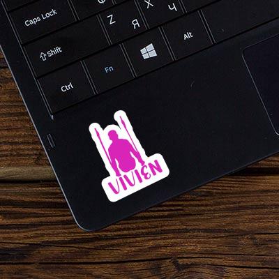 Sticker Vivien Ring gymnast Laptop Image