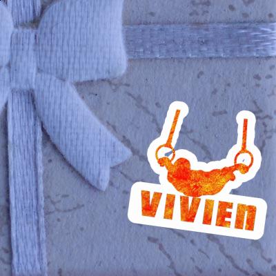 Autocollant Vivien Gymnaste aux anneaux Gift package Image