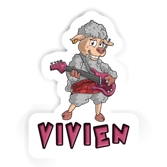 Vivien Sticker Guitarist Laptop Image