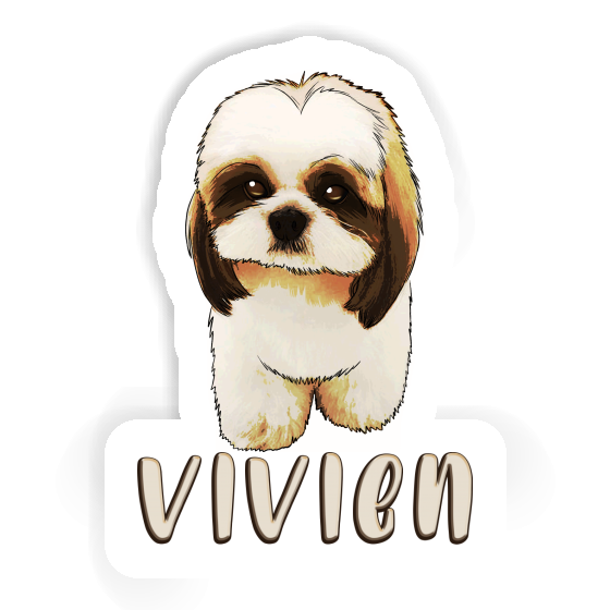 Vivien Autocollant Shih Tzu Notebook Image