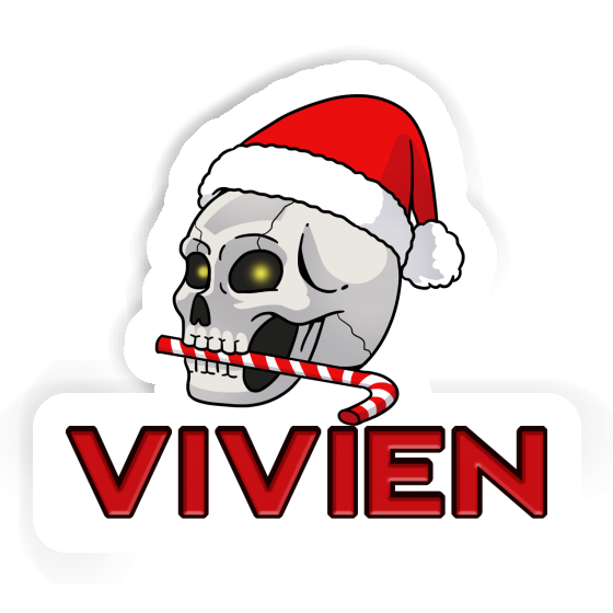 Sticker Christmas Skull Vivien Gift package Image