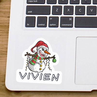 Vivien Sticker Bad Snowman Gift package Image