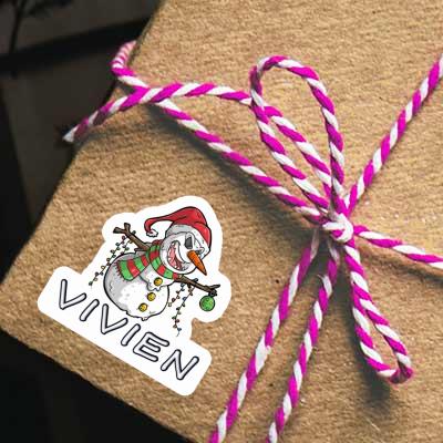 Vivien Sticker Bad Snowman Gift package Image