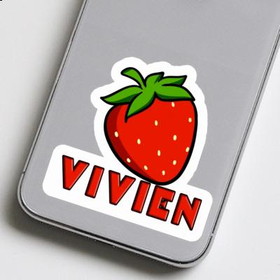 Vivien Autocollant Fraise Notebook Image