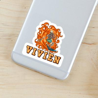 Sticker Surfer Vivien Laptop Image