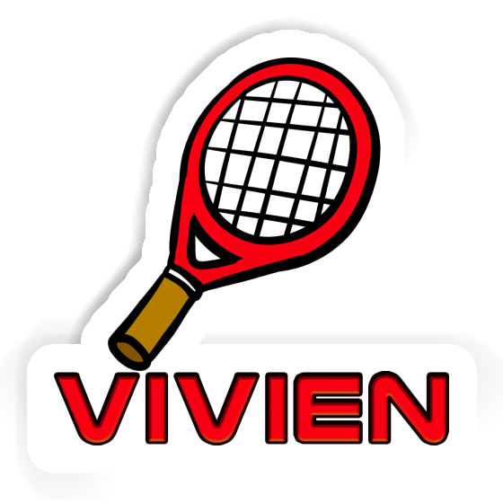 Sticker Vivien Racket Laptop Image