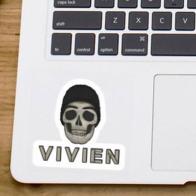 Sticker Vivien Skull Laptop Image