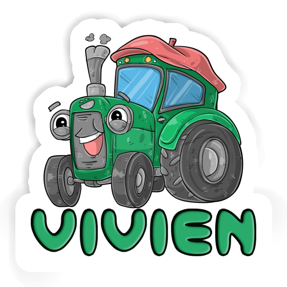 Sticker Vivien Tractor Notebook Image