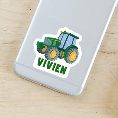 Sticker Vivien Tractor Image