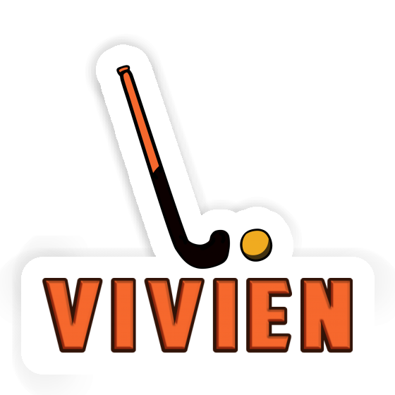 Sticker Floorball Stick Vivien Notebook Image