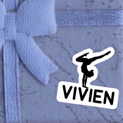 Sticker Vivien Yoga Woman Gift package Image