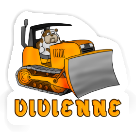 Vivienne Autocollant Bulldozer Image