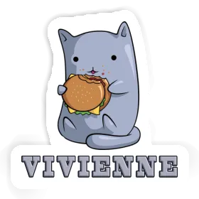 Vivienne Autocollant Chat Image