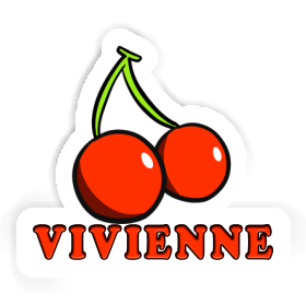 Autocollant Vivienne Cerise Image