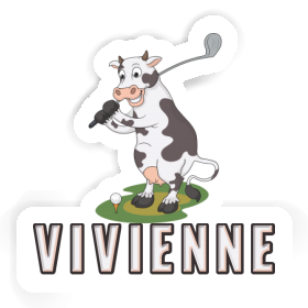 Vache Autocollant Vivienne Image