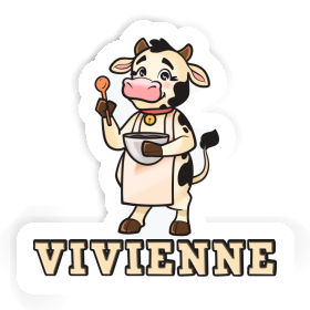 Autocollant Chef cuisinière Vivienne Image