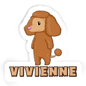 Sticker Poodle Vivienne Image