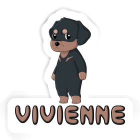 Vivienne Sticker Rottweiler Image