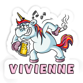 Autocollant Vivienne Licorne Image