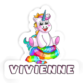 Vivienne Autocollant Bébé licorne Image