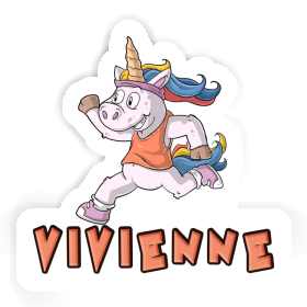 Autocollant Coureuse Vivienne Image