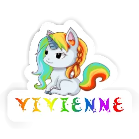 Licorne Autocollant Vivienne Image