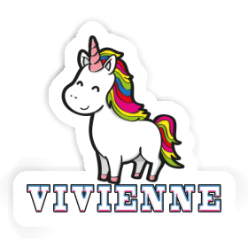 Autocollant Vivienne Licorne Image