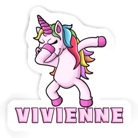 Vivienne Autocollant Licorne Image