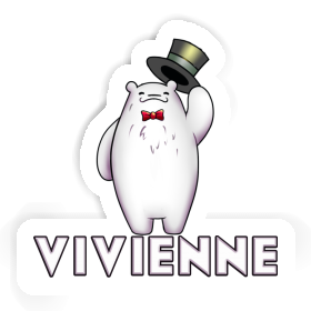 Ours polaire Autocollant Vivienne Image