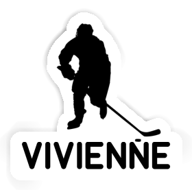 Vivienne Autocollant Joueur de hockey Image