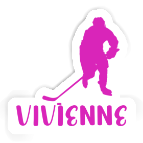 Autocollant Vivienne Joueuse de hockey Image