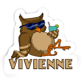Vivienne Autocollant Hibou Image