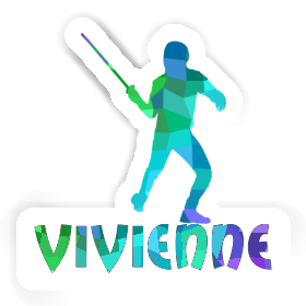 Autocollant Escrimeur Vivienne Image