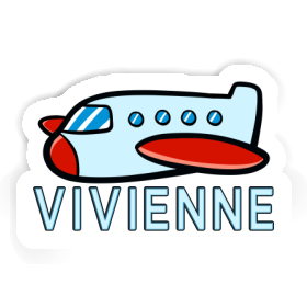 Vivienne Autocollant Avion Image