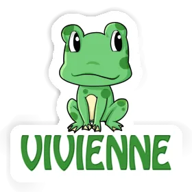 Grenouille Autocollant Vivienne Image