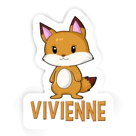 Renard Autocollant Vivienne Image