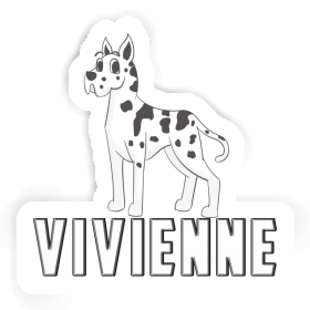 Sticker Great Dane Vivienne Image
